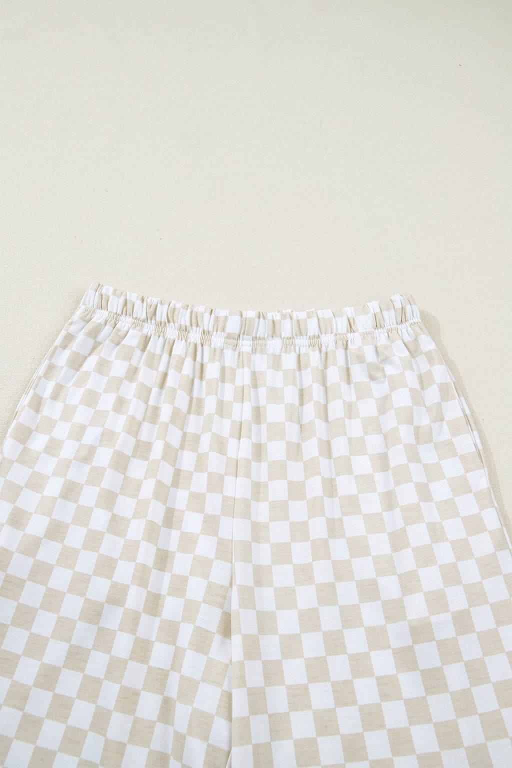 Checker Short Sleeve Tee & Pants Lounge Set - Rooted & Reckless Co.