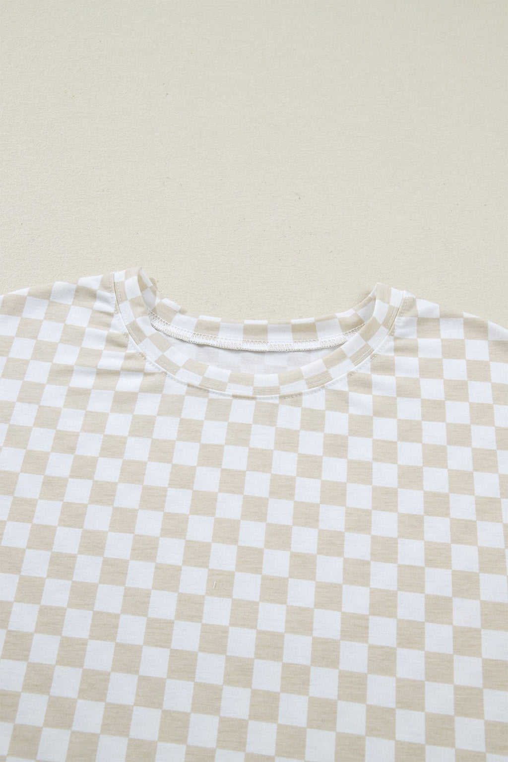 Checker Short Sleeve Tee & Pants Lounge Set - Rooted & Reckless Co.