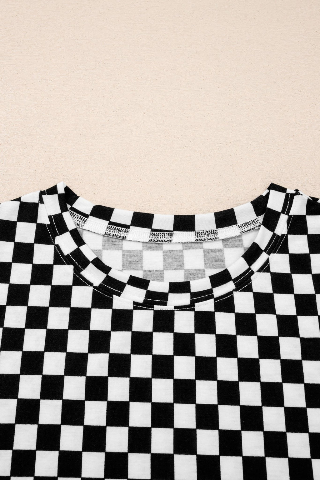 Checker Short Sleeve Tee & Pants Set - Rooted & Reckless Co.