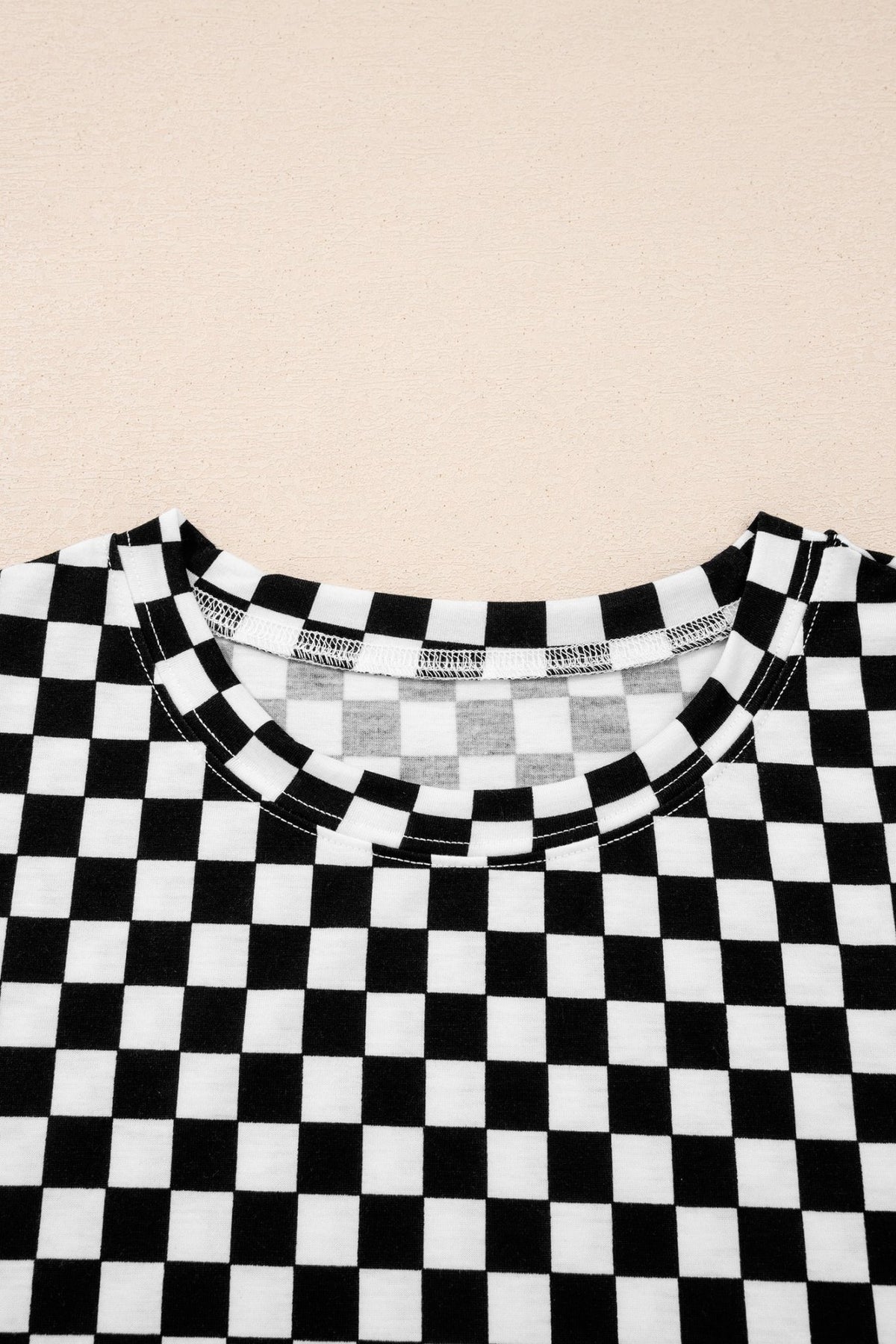 Checker Short Sleeve Tee & Pants Set - Rooted & Reckless Co.