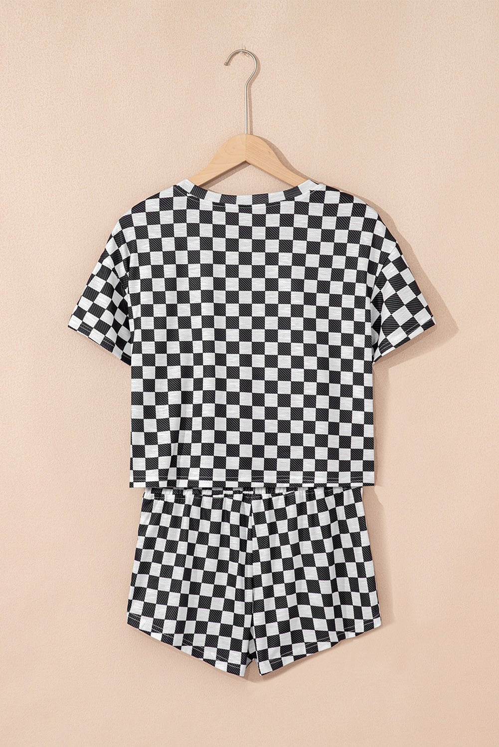Checker T-Shirt & High Waist Skort Set - Rooted & Reckless Co.