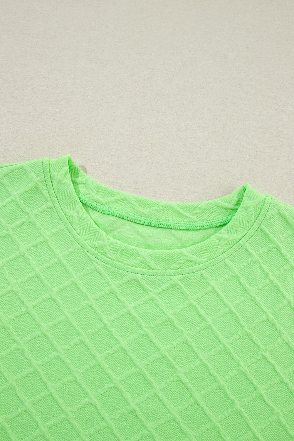 Checker Textured Tee and Drawstring Shorts - Rooted & Reckless Co.