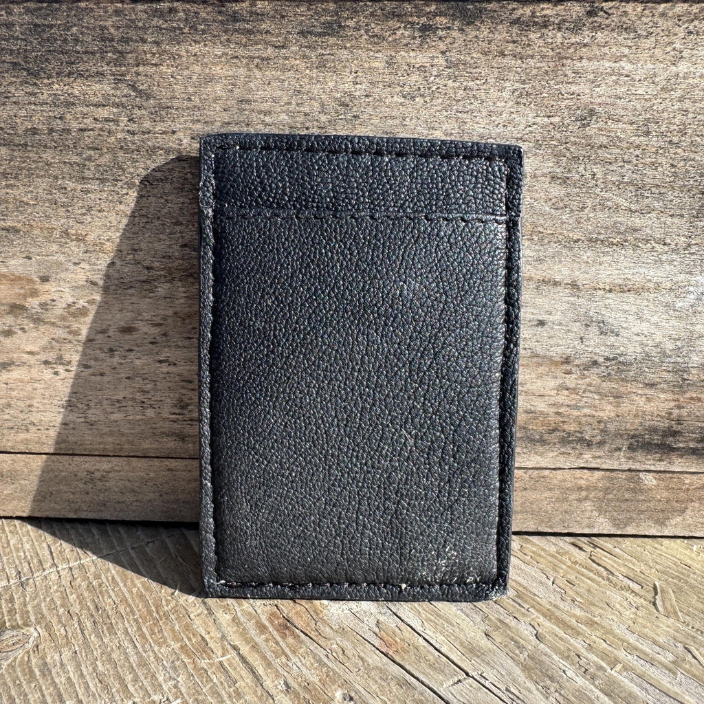 Checkered Black and White Genuine Leather Western Purse, Wallet, OR Clutch by Double B Wild Rags - Rooted & Reckless Co.