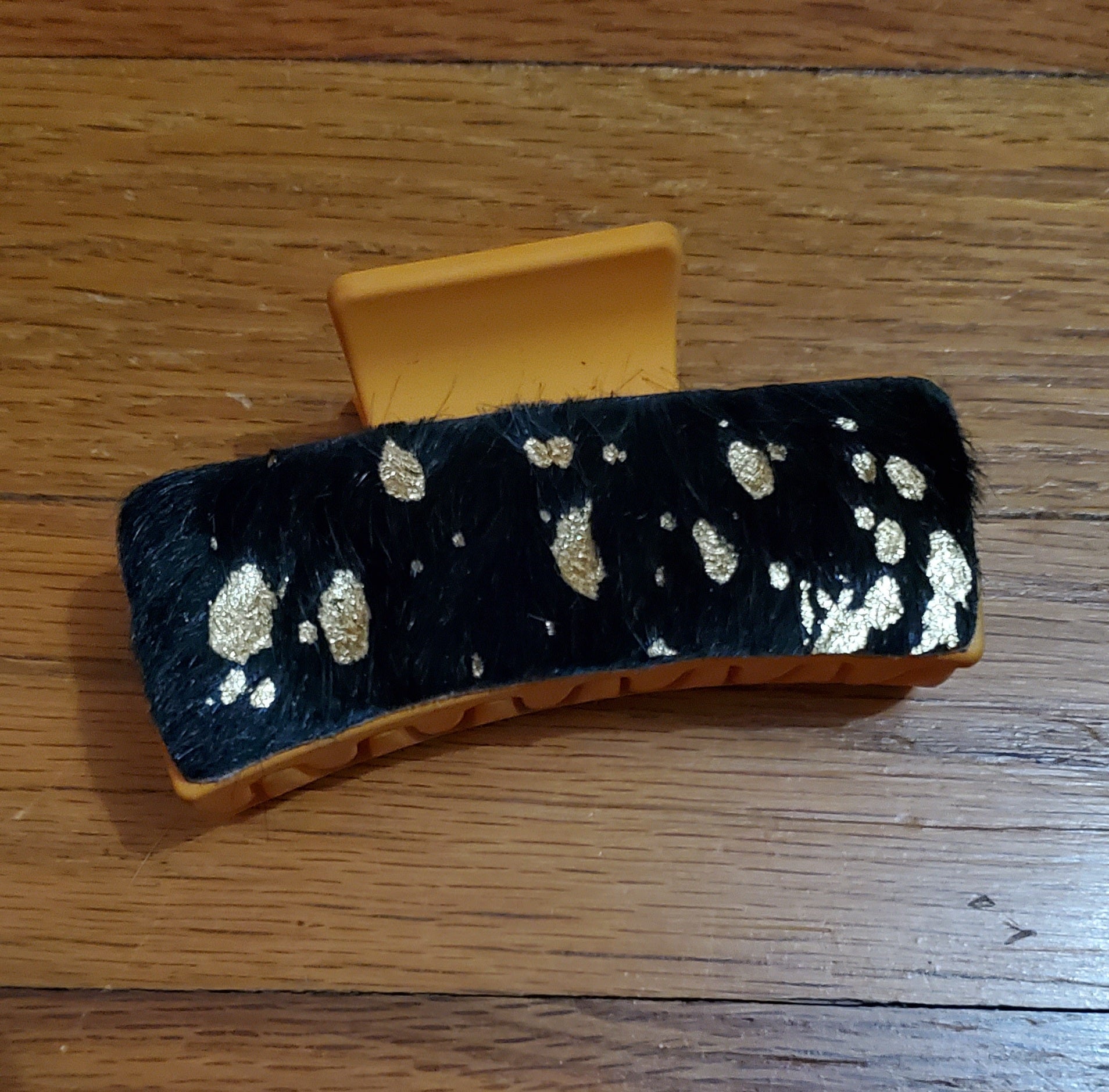 Cheeky's Hair on Hide Claw Clip — Genuine Cowhide Western Hair Statement (3") - Rooted & Reckless Co.