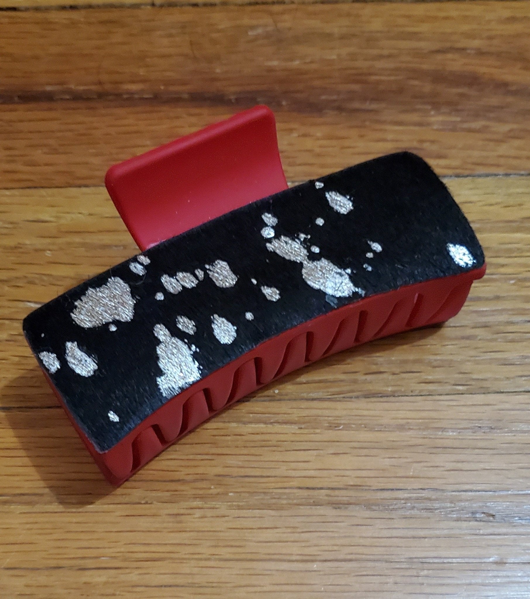 Cheeky's Hair on Hide Claw Clip — Genuine Cowhide Western Hair Statement (3") - Rooted & Reckless Co.