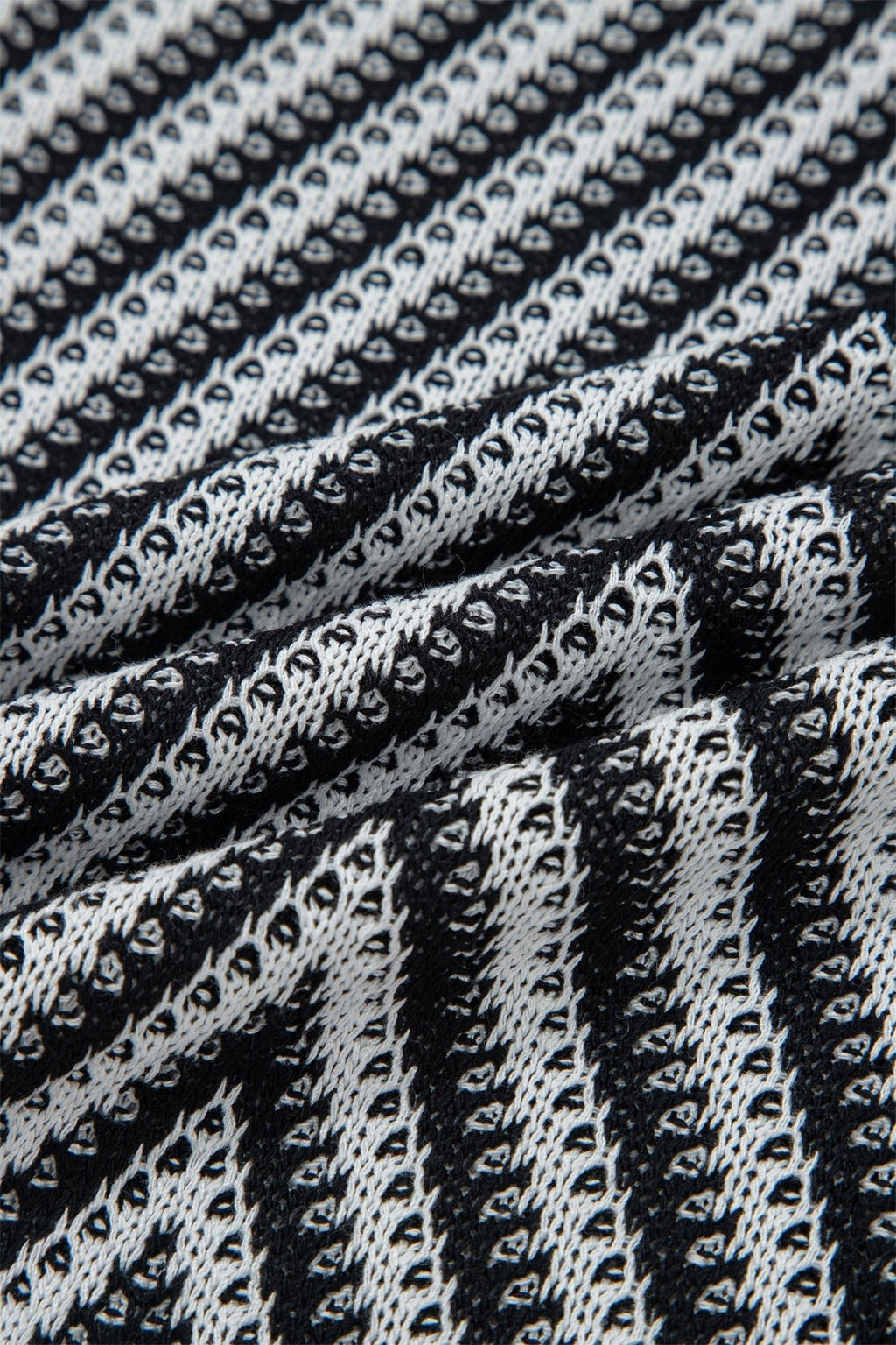 Chevron Contrast V-Neck Sleeveless Sweater Top - Rooted & Reckless Co.