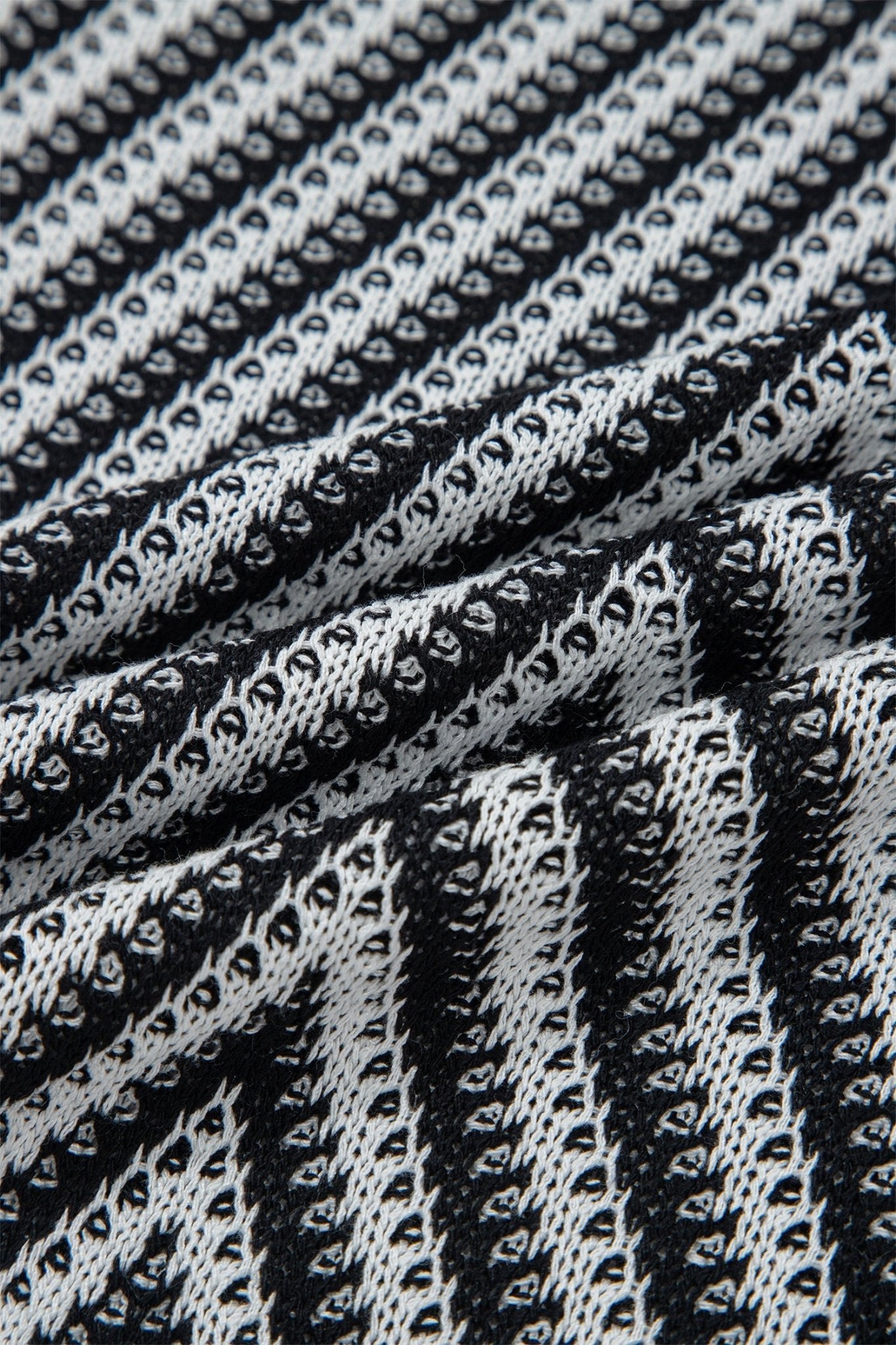 Chevron Contrast V-Neck Sleeveless Sweater Top - Rooted & Reckless Co.