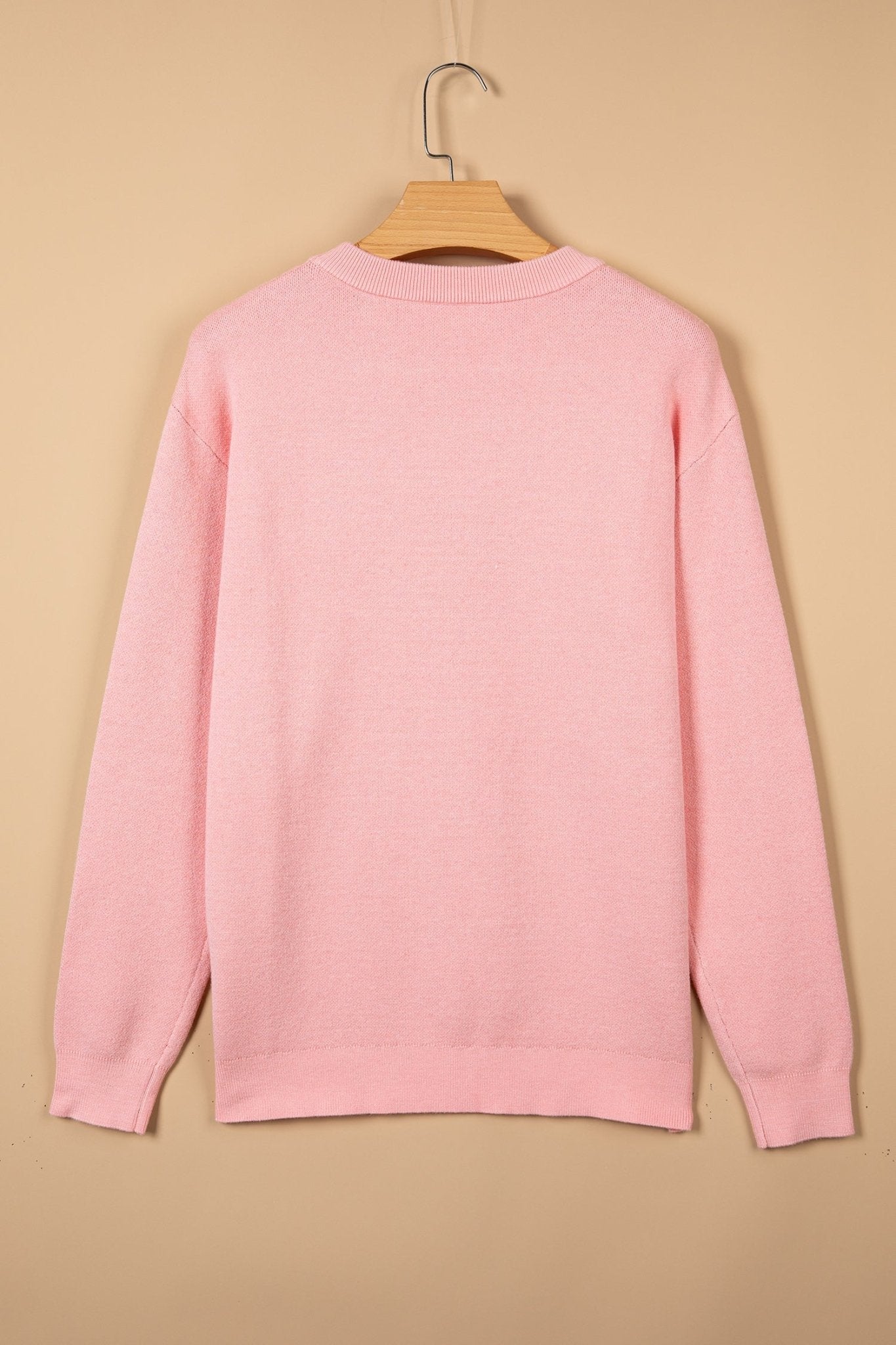 Christmas Bow Merry & Bright Bouclé Textured Sweater - Rooted & Reckless Co.