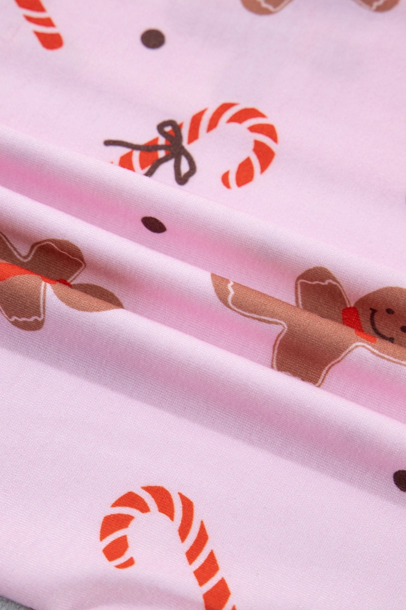 Christmas Gingerbread Top & Shorts Pajama Set - Rooted & Reckless Co.