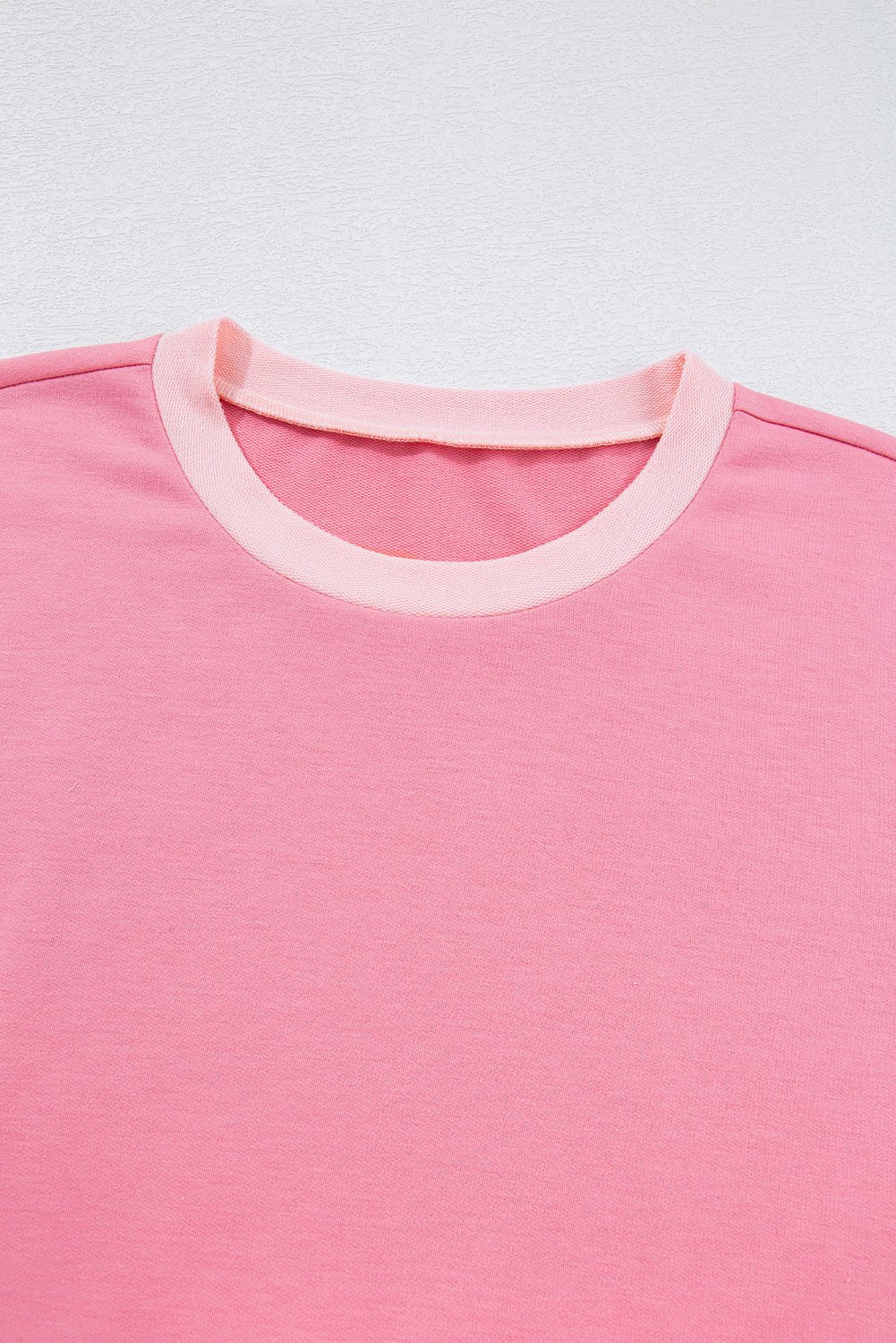 Colorblock 3/4 Sleeve Raw Seam High-Low Top - Rooted & Reckless Co.