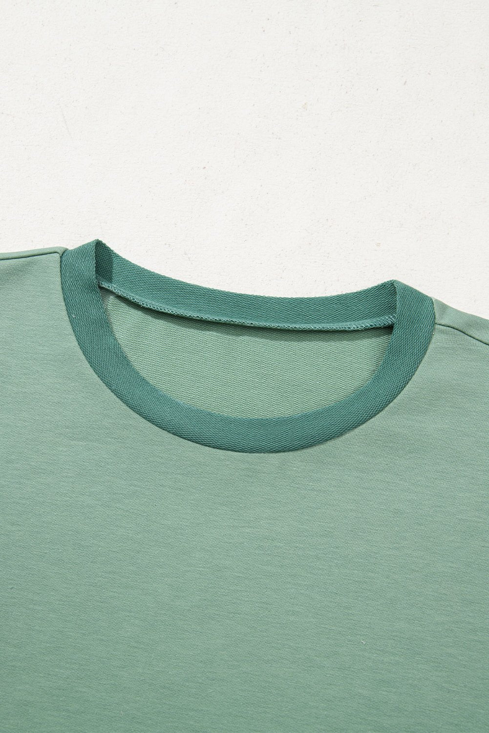 Colorblock 3/4 Sleeve Raw Seam High-Low Top - Rooted & Reckless Co.