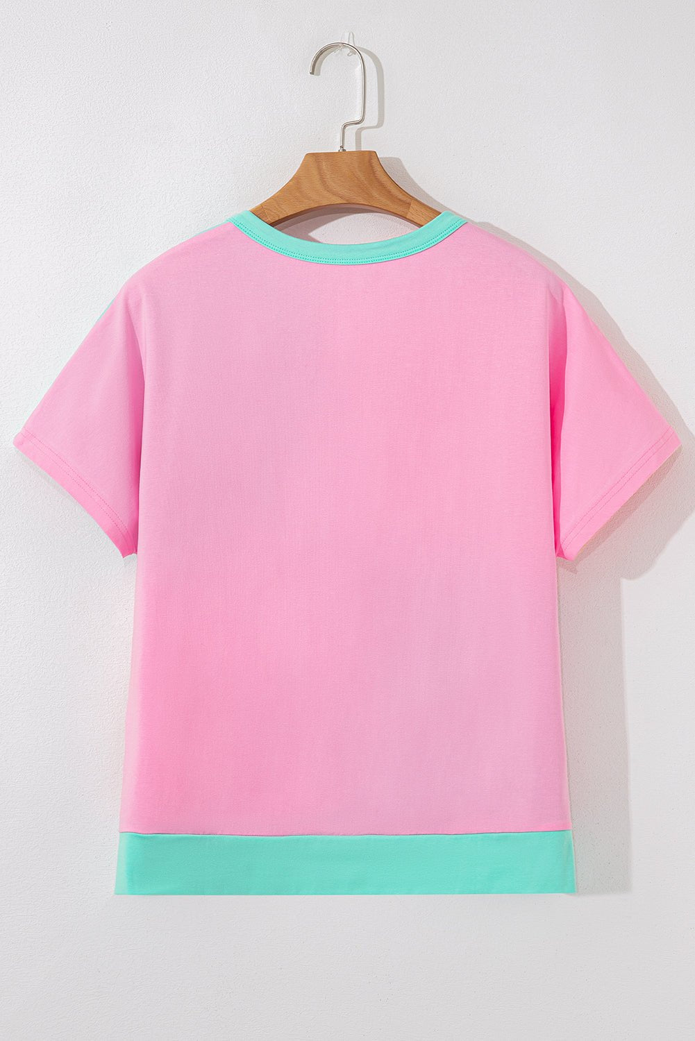 Colorblock Checker Half Button Henley T-Shirt - Rooted & Reckless Co.
