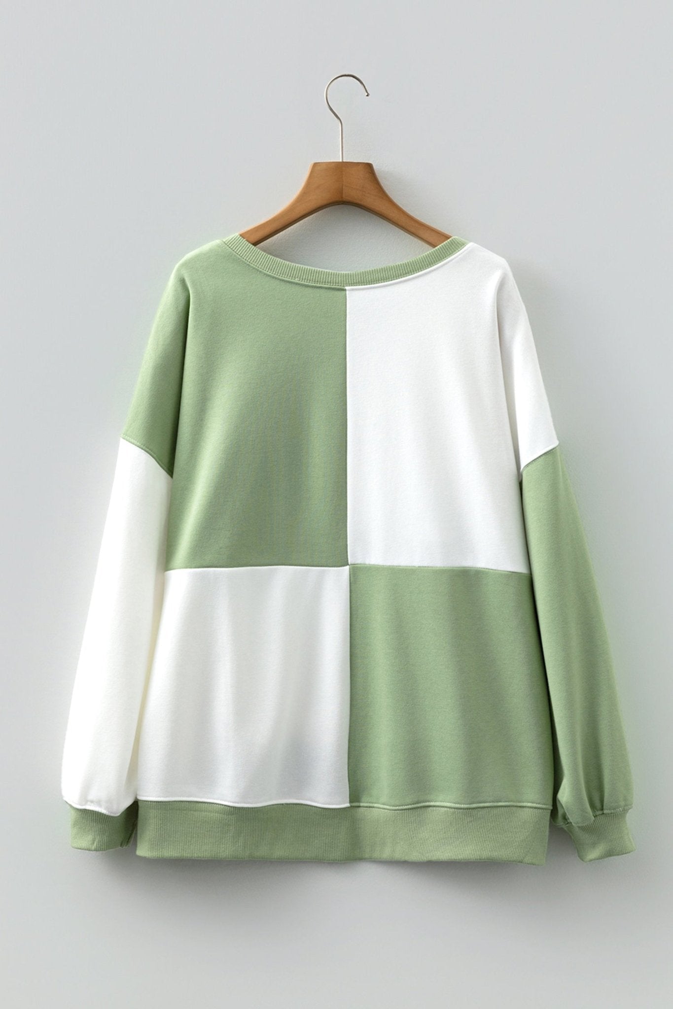 Colorblock Crewneck Henley Sweatshirt - Rooted & Reckless Co.