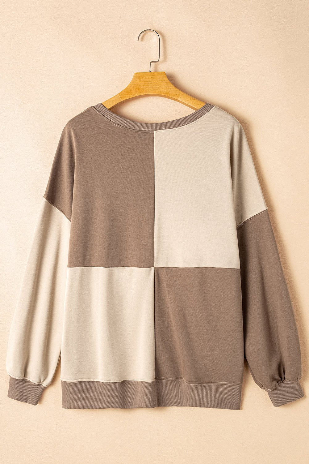 Colorblock Crewneck Henley Sweatshirt - Rooted & Reckless Co.