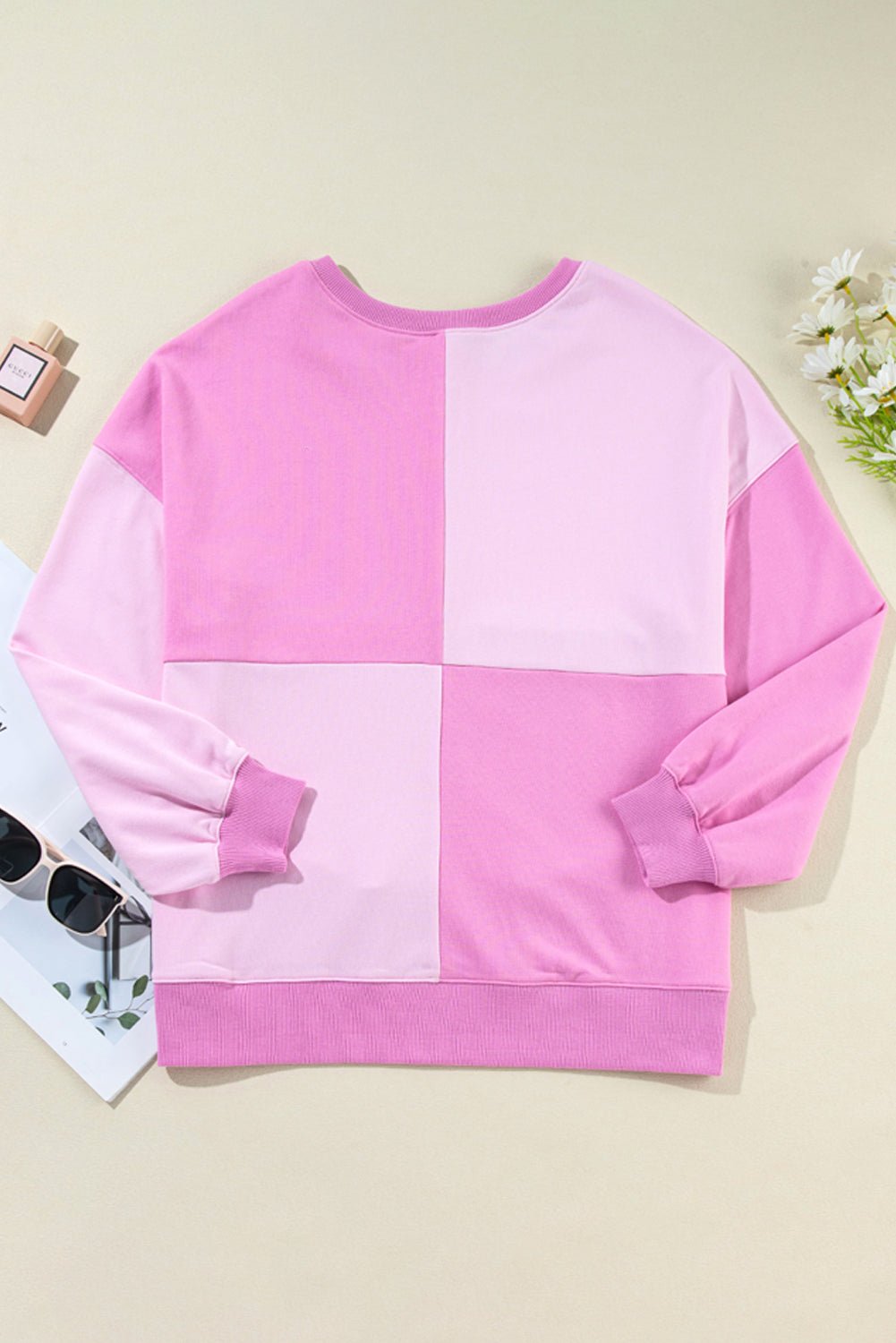 Colorblock Crewneck Henley Sweatshirt - Rooted & Reckless Co.