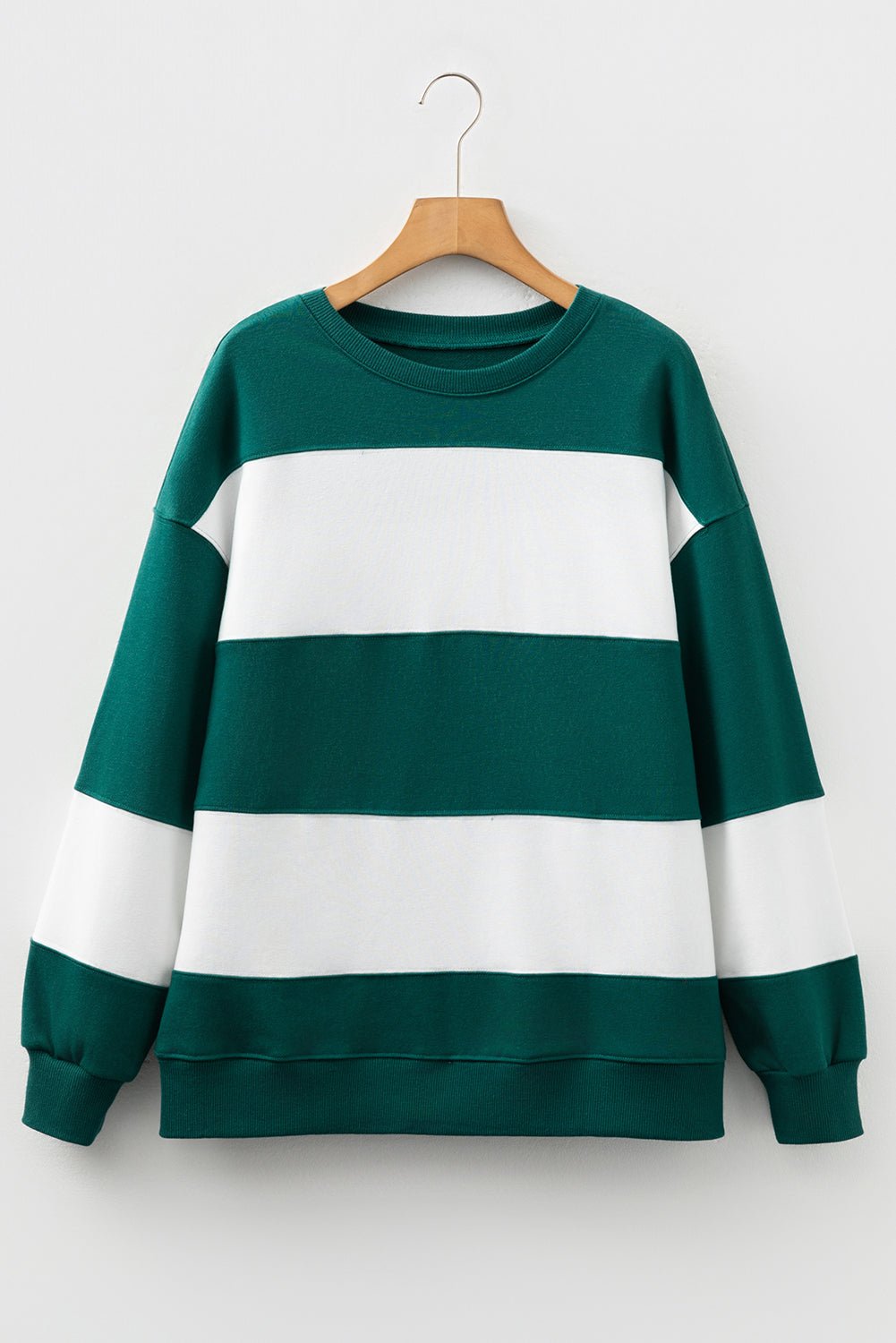 Colorblock Drop Shoulder Baggy Sweatshirt - Rooted & Reckless Co.