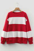 Colorblock Drop Shoulder Baggy Sweatshirt - Rooted & Reckless Co.