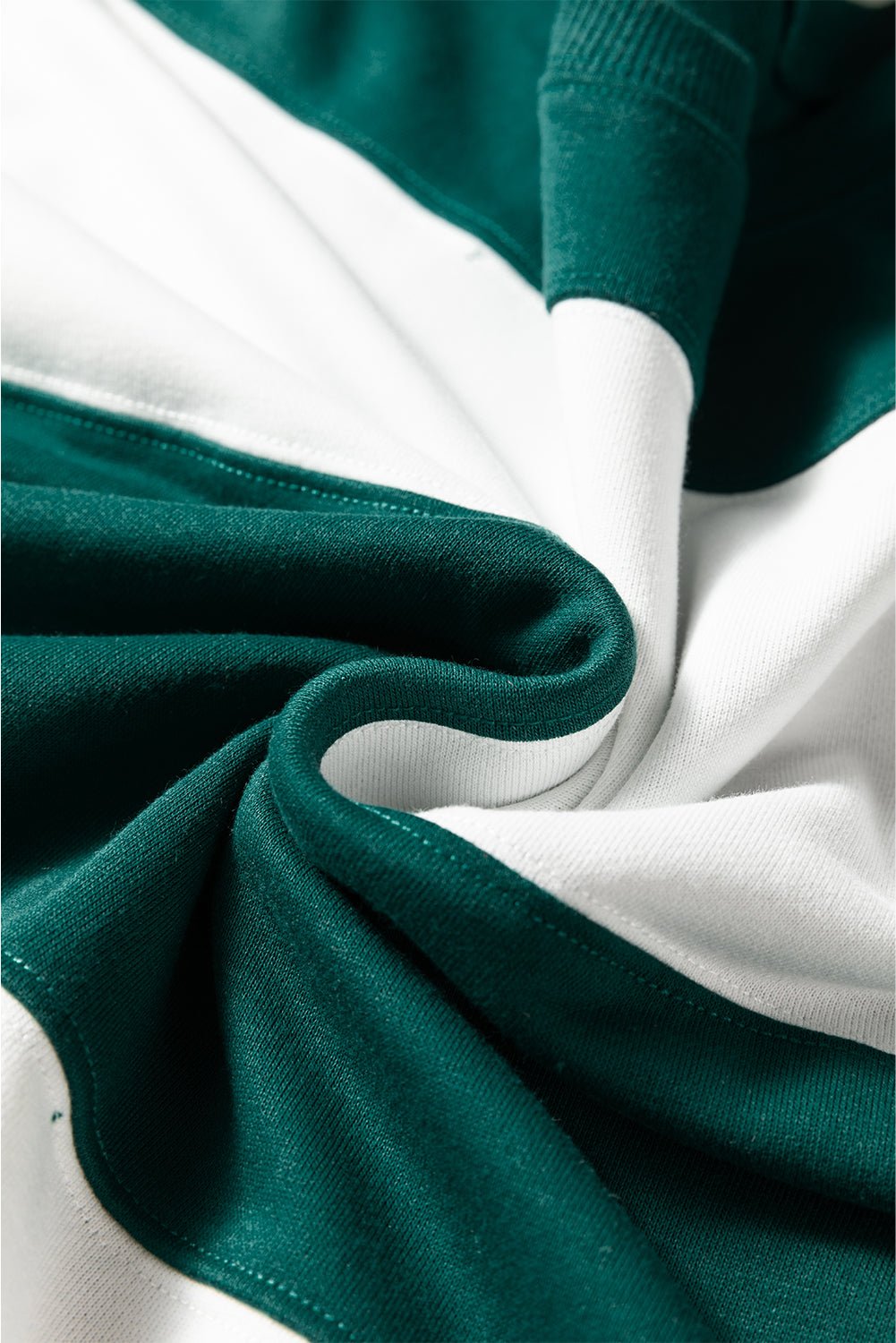 Colorblock Drop Shoulder Baggy Sweatshirt - Rooted & Reckless Co.