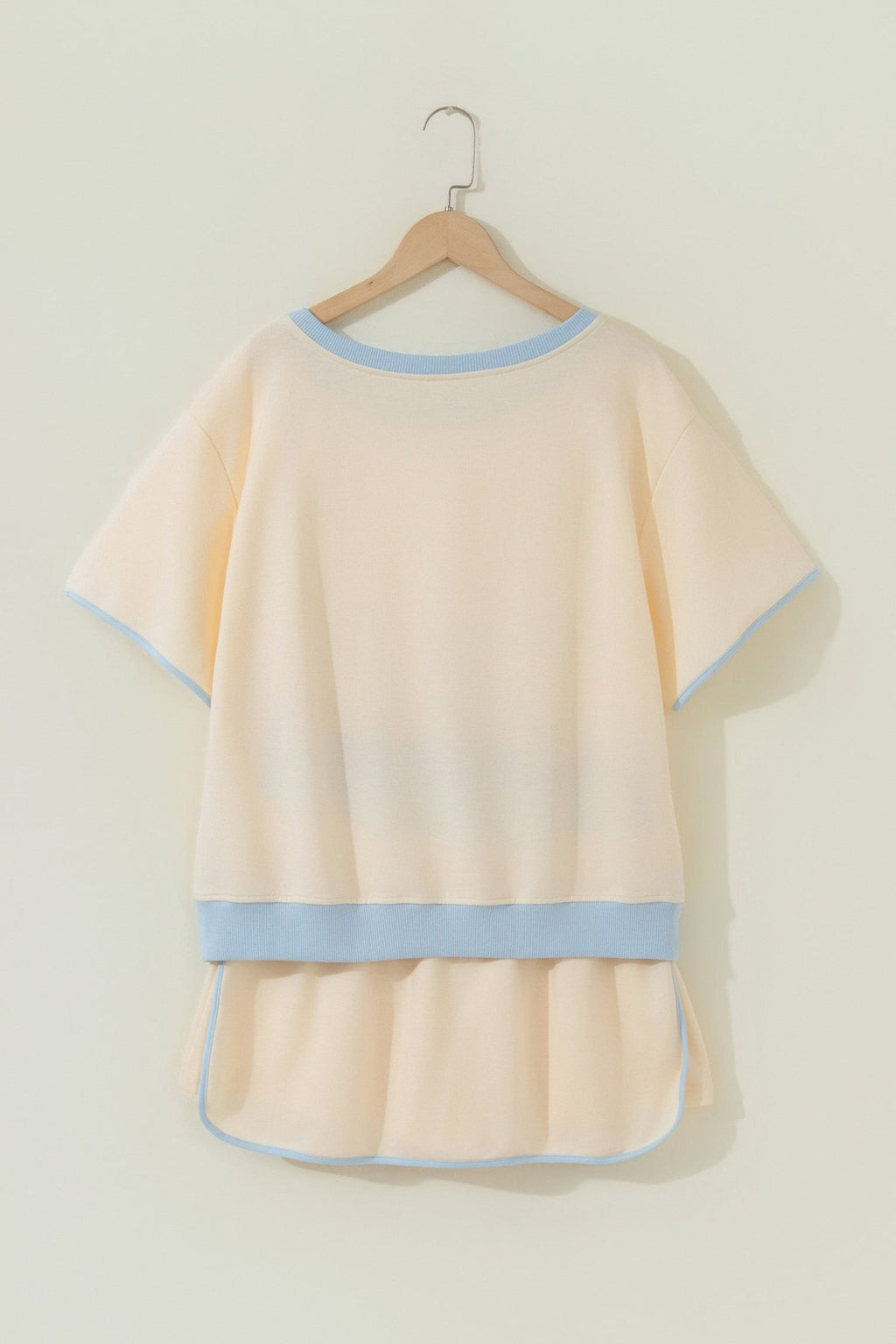 Colorblock Drop Shoulder T-Shirt & Skort Set - Rooted & Reckless Co.