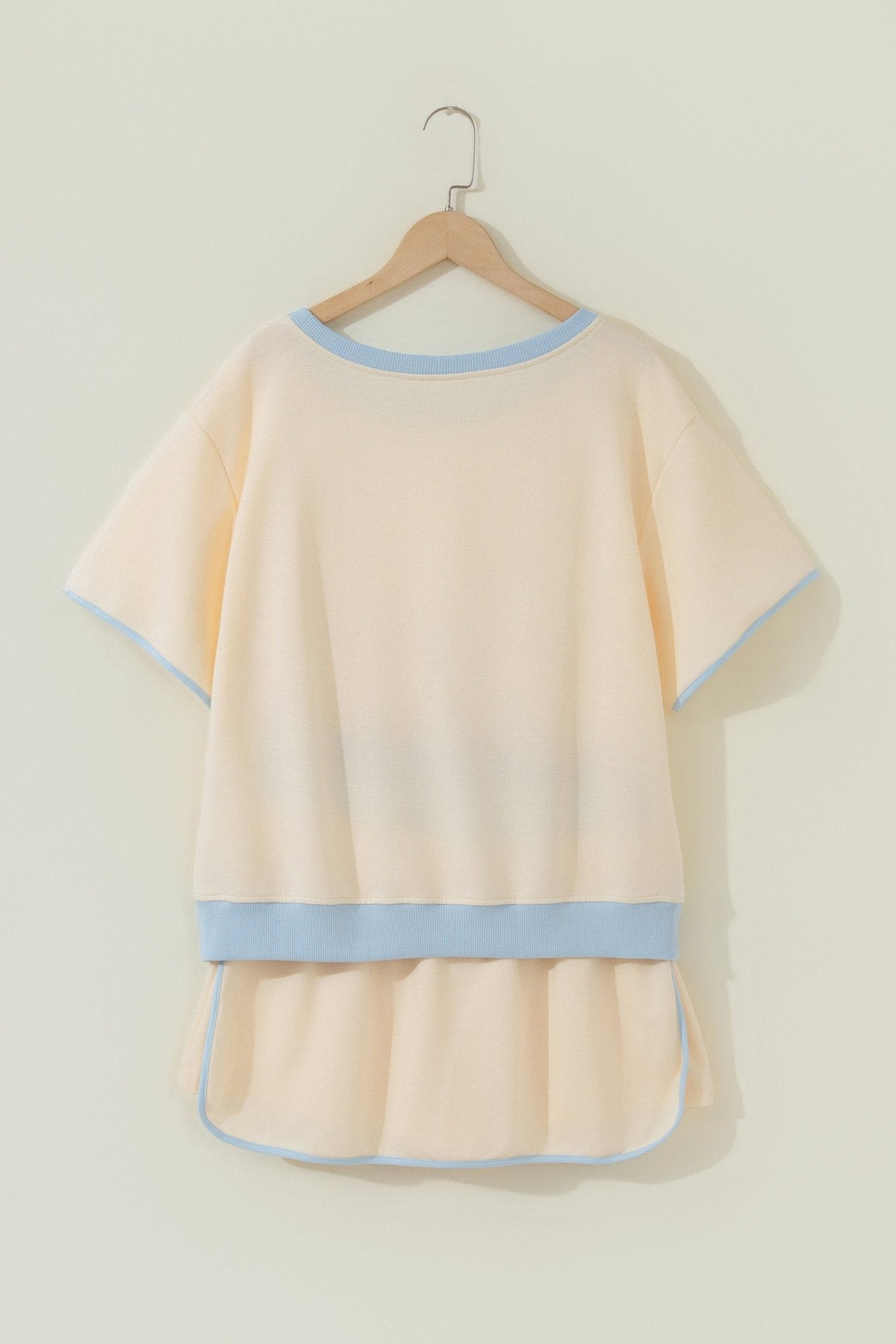Colorblock Drop Shoulder T-Shirt & Skort Set - Rooted & Reckless Co.