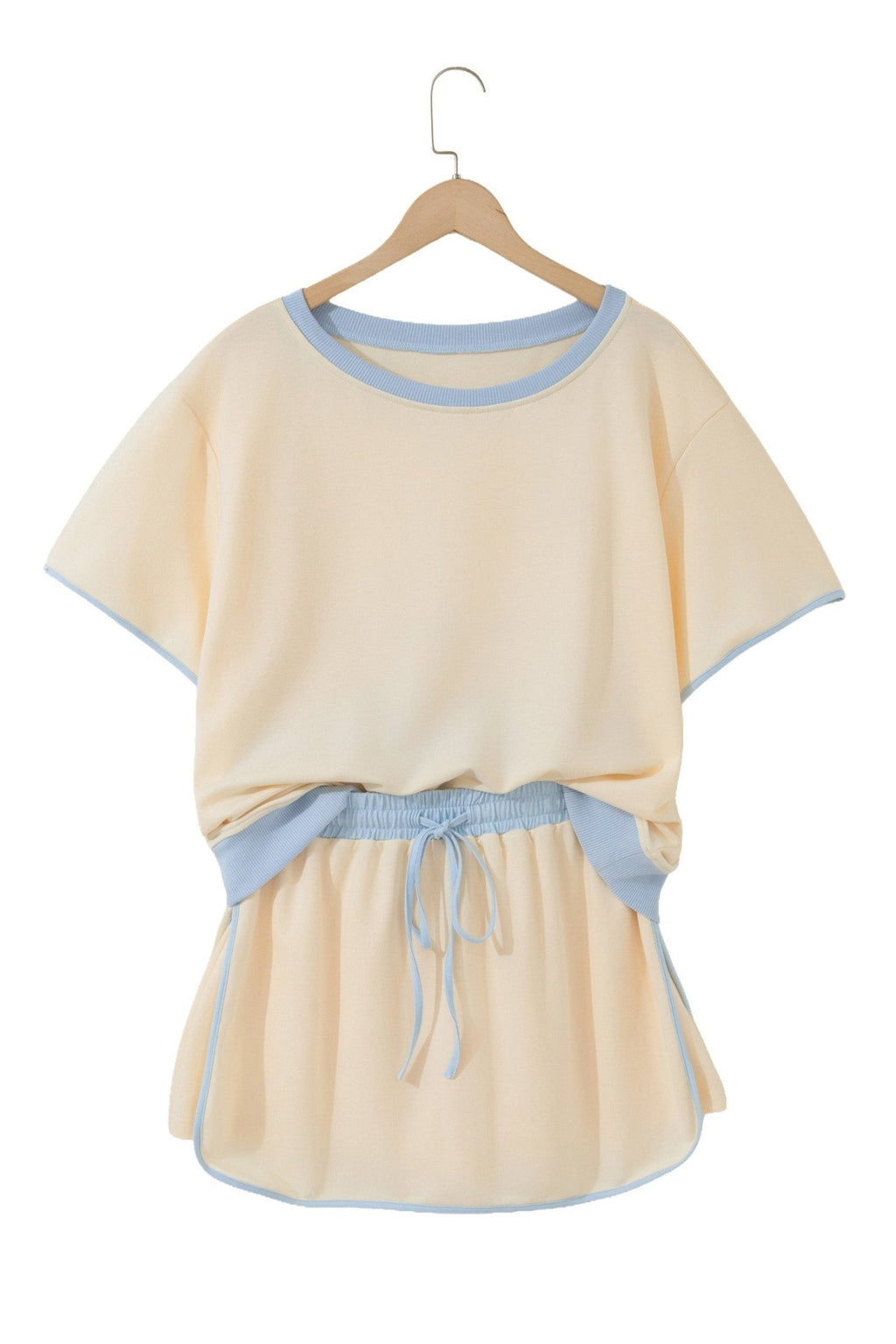 Colorblock Drop Shoulder T-Shirt & Skort Set - Rooted & Reckless Co.