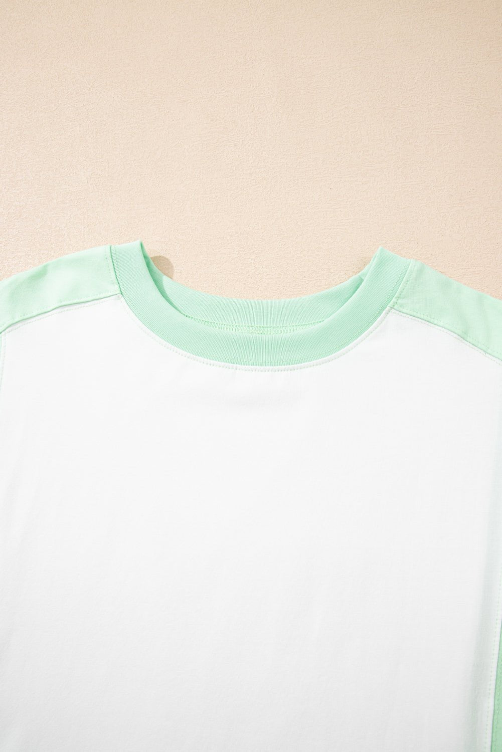 Colorblock Exposed Seam Crew Neck T-Shirt - Rooted & Reckless Co.
