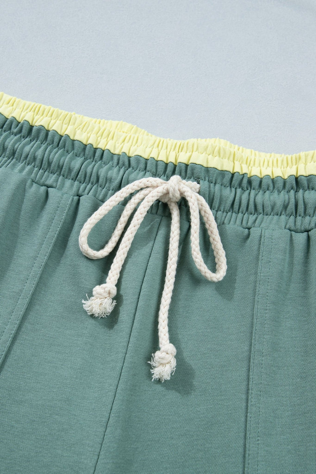 Colorblock Flower Patchwork Drawstring Wide Leg Pants - Rooted & Reckless Co.