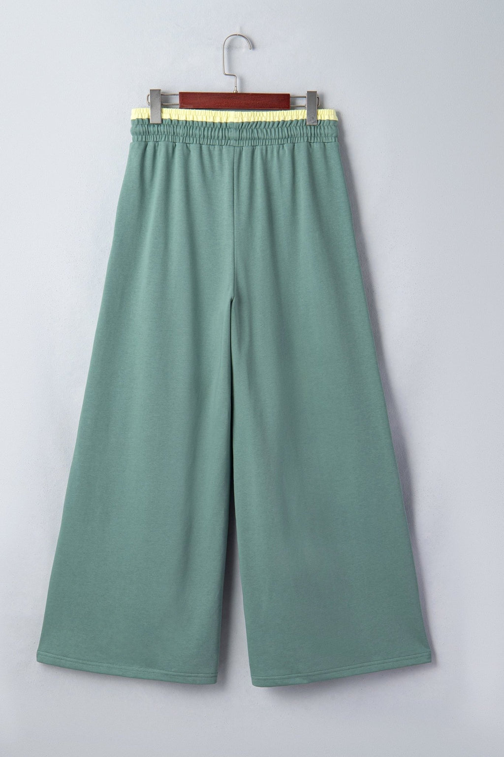 Colorblock Flower Patchwork Drawstring Wide Leg Pants - Rooted & Reckless Co.
