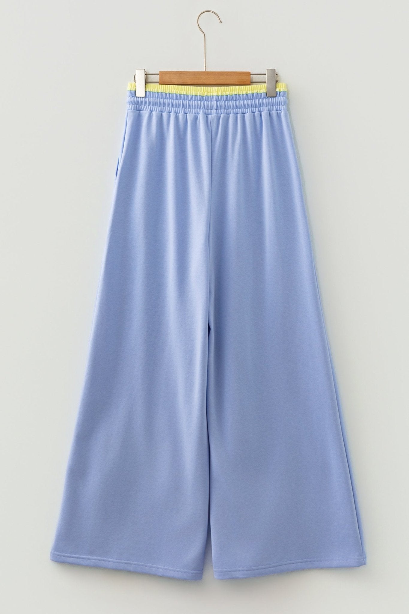 Colorblock Flower Patchwork Drawstring Wide Leg Pants - Rooted & Reckless Co.