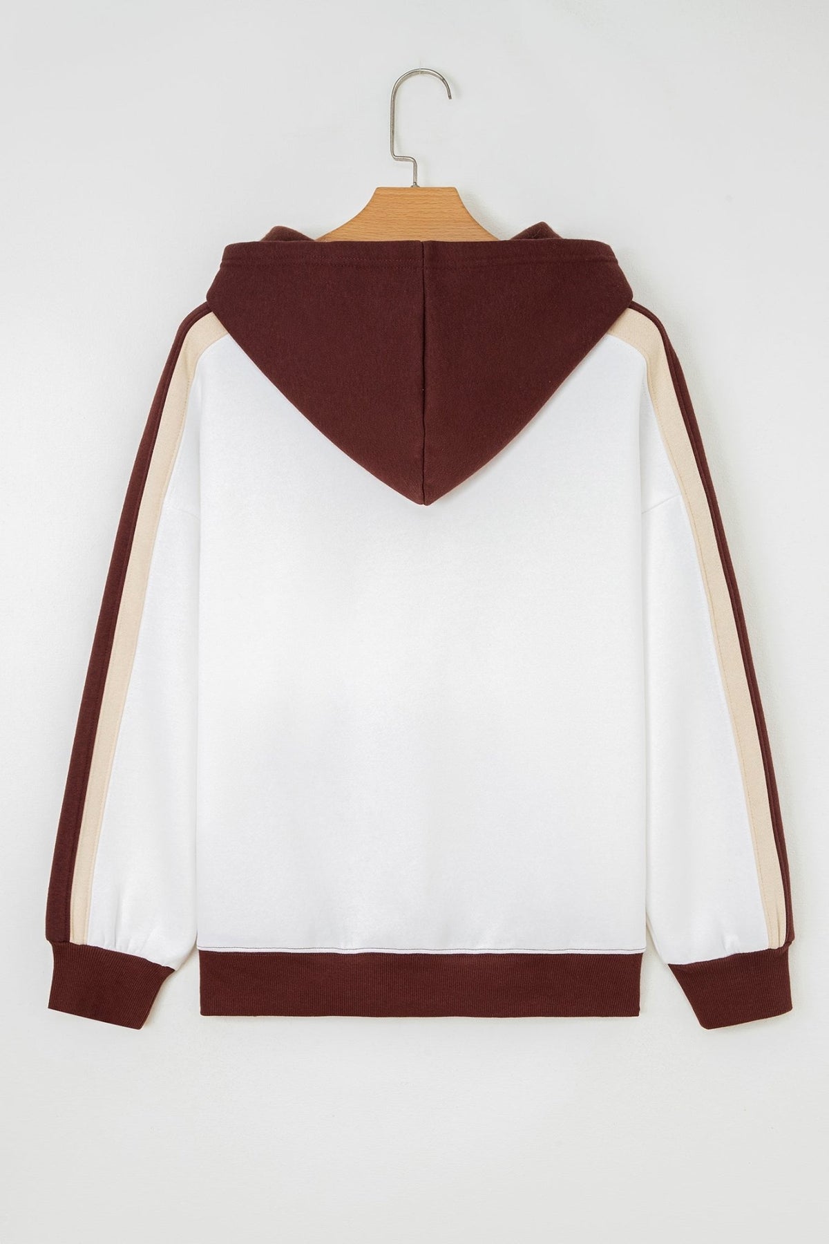 Colorblock Patchwork Kangaroo Pocket Hooded Sweatshirt - Rooted & Reckless Co.