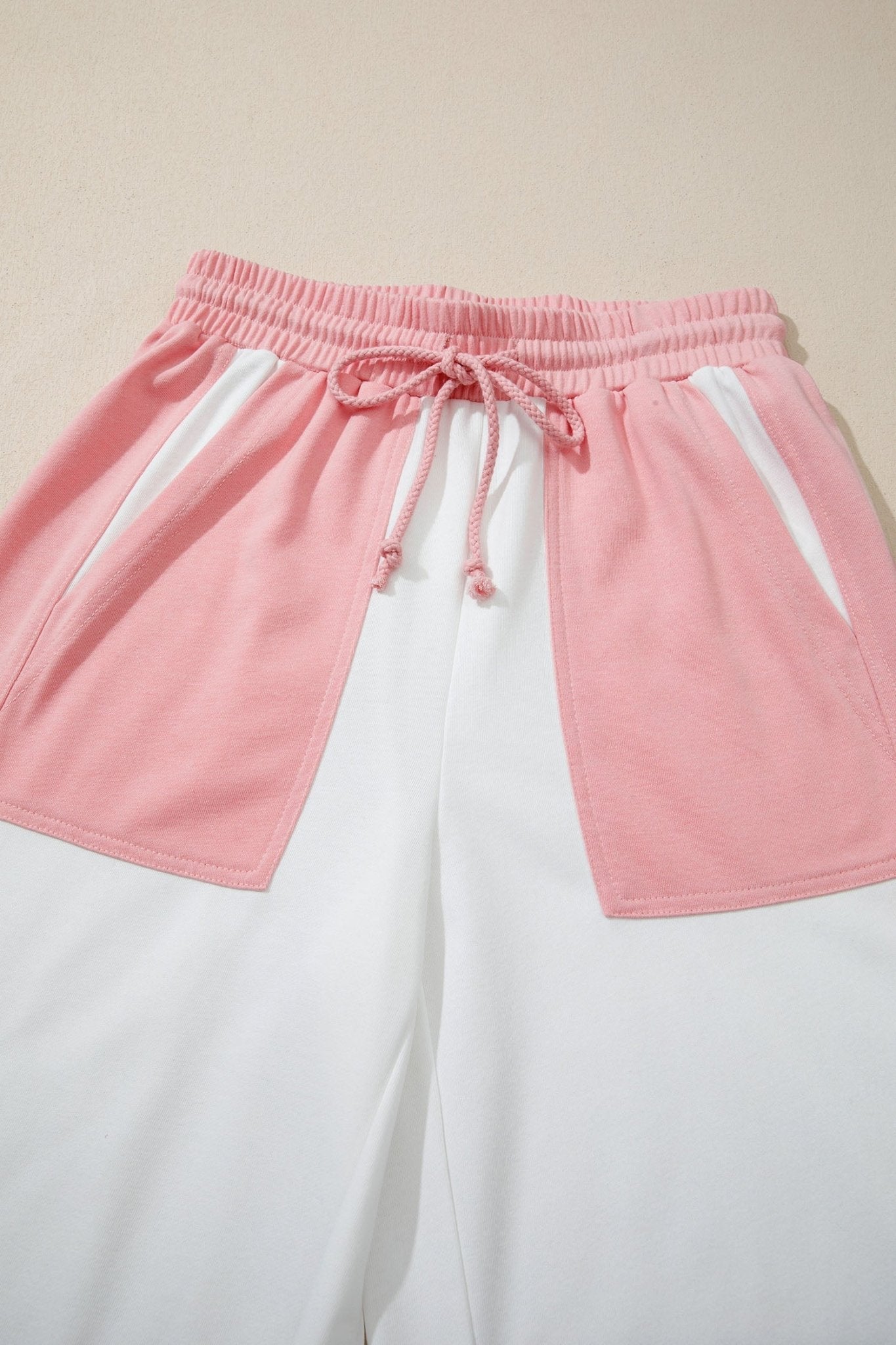 Colorblock Patchwork Tee & Drawstring Pant Set - Rooted & Reckless Co.