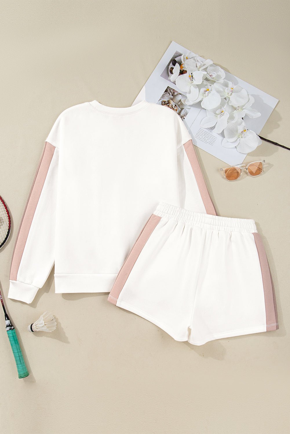 Colorblock Patchwork Top and Shorts Set - Rooted & Reckless Co.