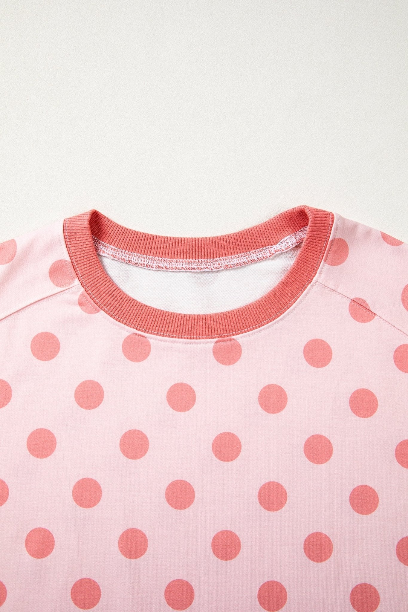 Colorblock Polka Dot Short Sleeve Tee - Rooted & Reckless Co.