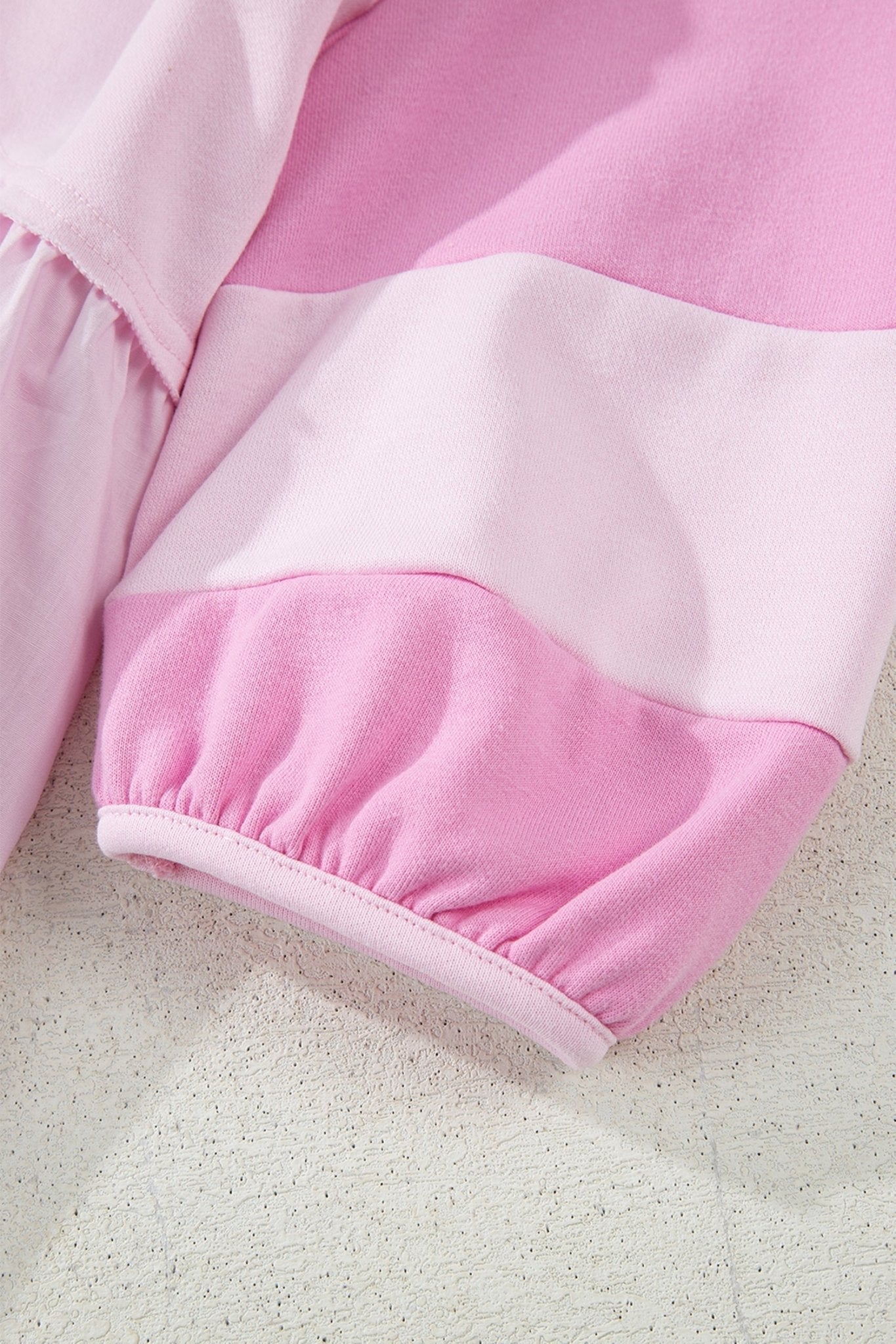 Colorblock Raw Seam Buttoned Polo Collar Dress - Rooted & Reckless Co.