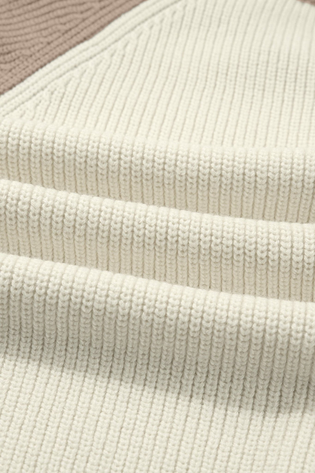 Colorblock Ribbed Knit Buttoned Sweater Cardigan - Rooted & Reckless Co.