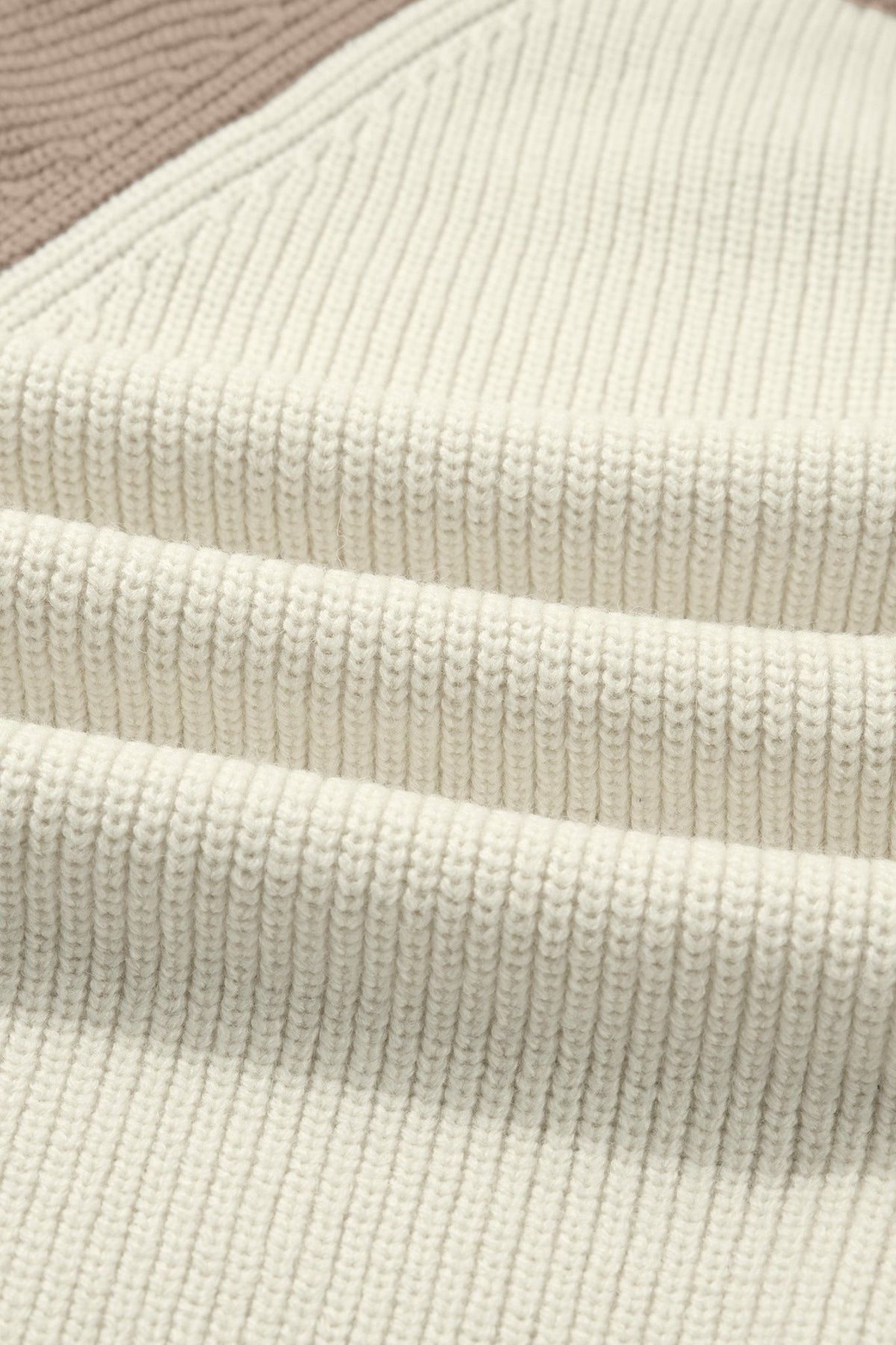 Colorblock Ribbed Knit Buttoned Sweater Cardigan - Rooted & Reckless Co.