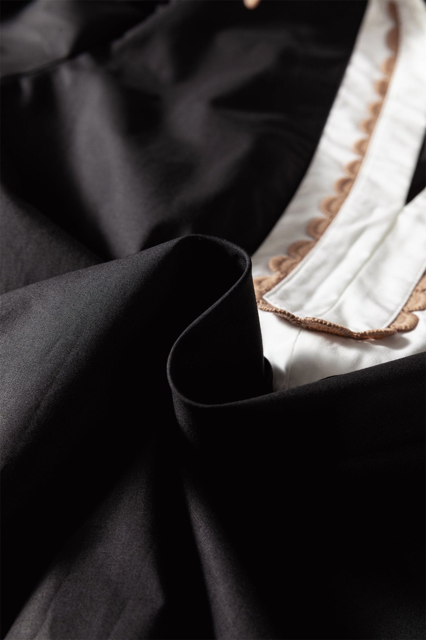Colorblock Ricrac Trim Collared Short Sleeve Blouse - Rooted & Reckless Co.