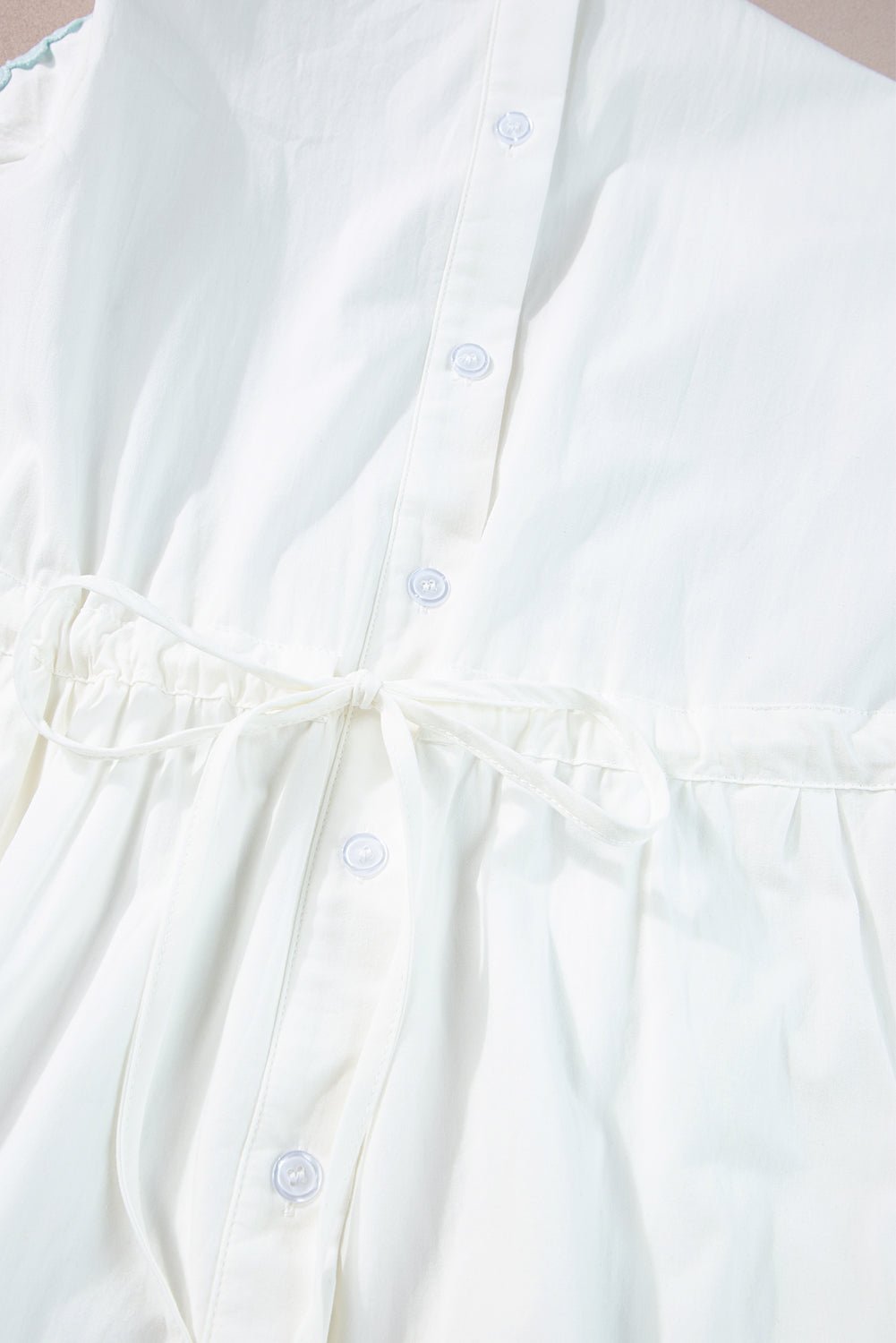 Colorblock Ricrac Trim Drawstring Waist Dress - Rooted & Reckless Co.
