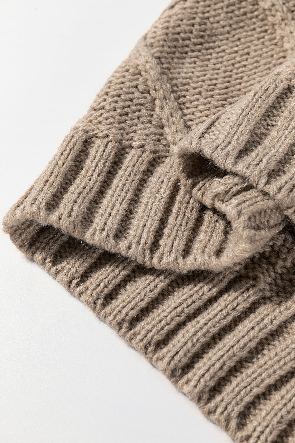 Colorblock Satin Bow Cable Knit Short Sleeve Sweater - Rooted & Reckless Co.