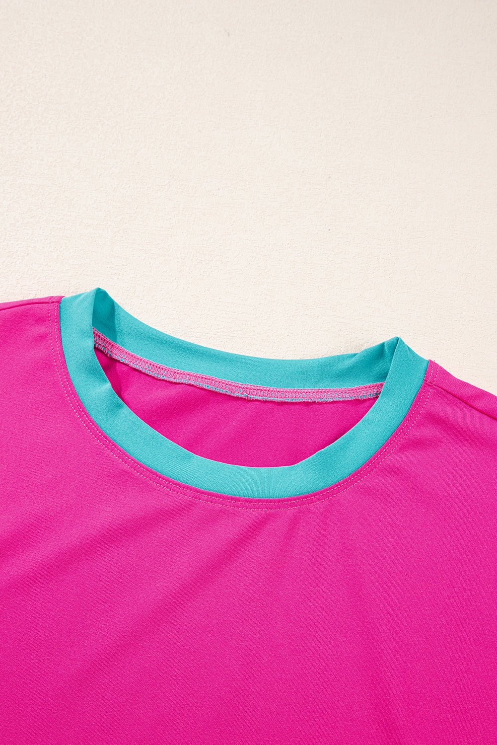 Colorblock Short Sleeve Top & Wide Leg Pants Set - Rooted & Reckless Co.