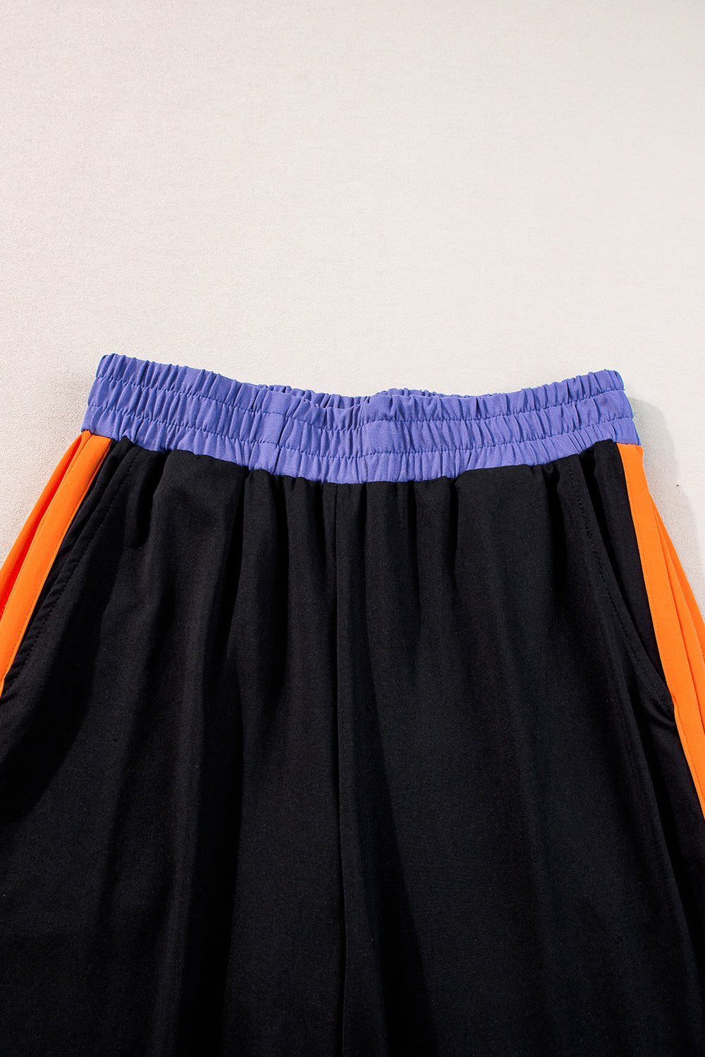 Colorblock Short Sleeve Top & Wide Leg Pants Set - Rooted & Reckless Co.