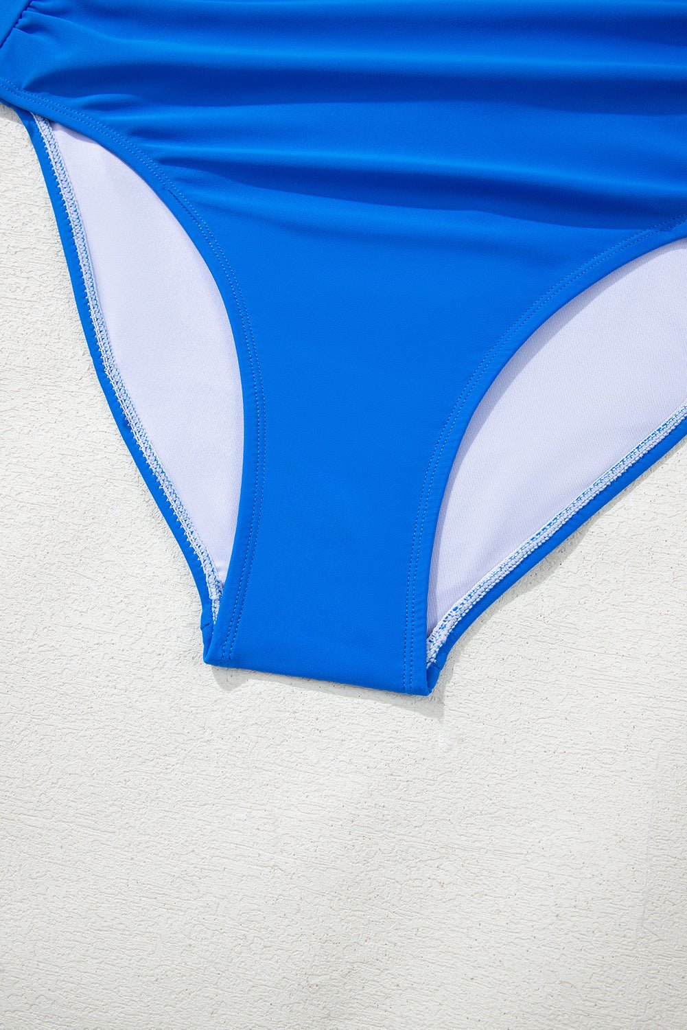 Colorblock Square Neck Top & High Waist Bikini Set - Rooted & Reckless Co.