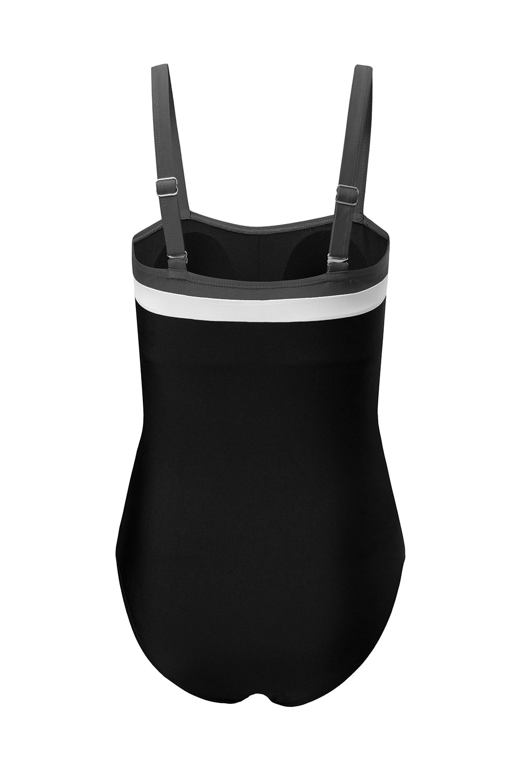 Colorblock Square Neckline One-Piece Swimsuit - Rooted & Reckless Co.