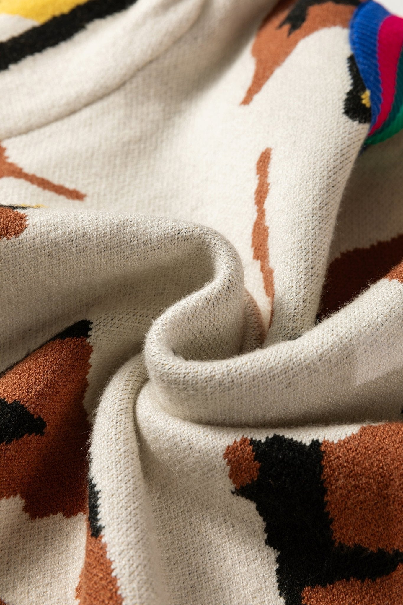 Colorblock Stripe Contrast Ribbed Knit Sweater - Rooted & Reckless Co.