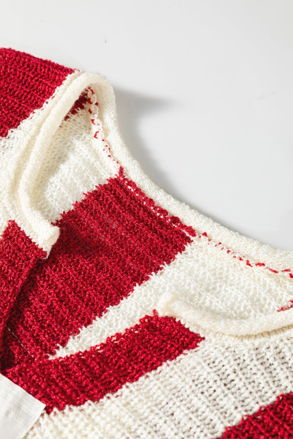 Colorblock Stripe V-Neck 3/4 Sleeve Sweater - Rooted & Reckless Co.