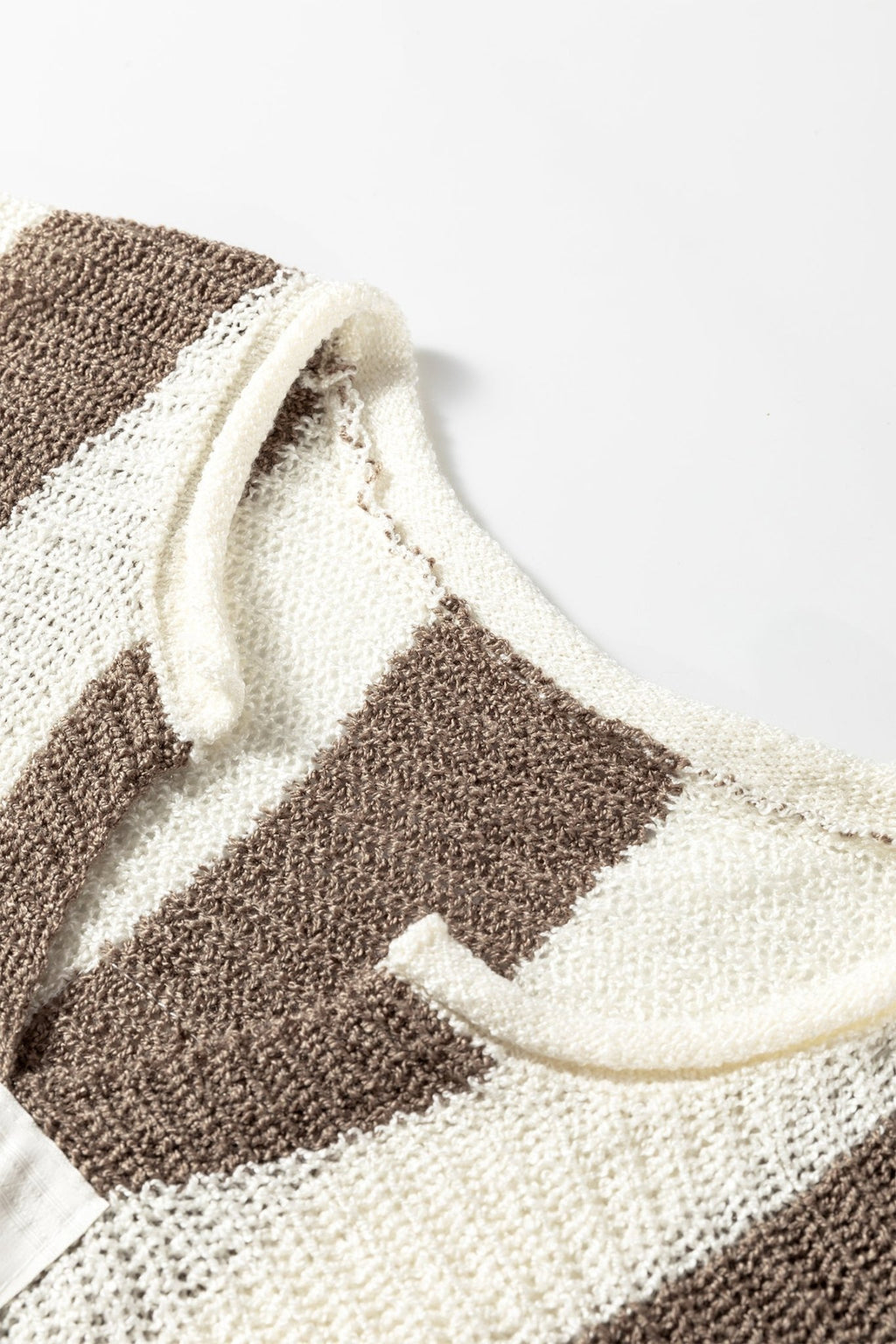 Colorblock Stripe V-Neck 3/4 Sleeve Sweater - Rooted & Reckless Co.