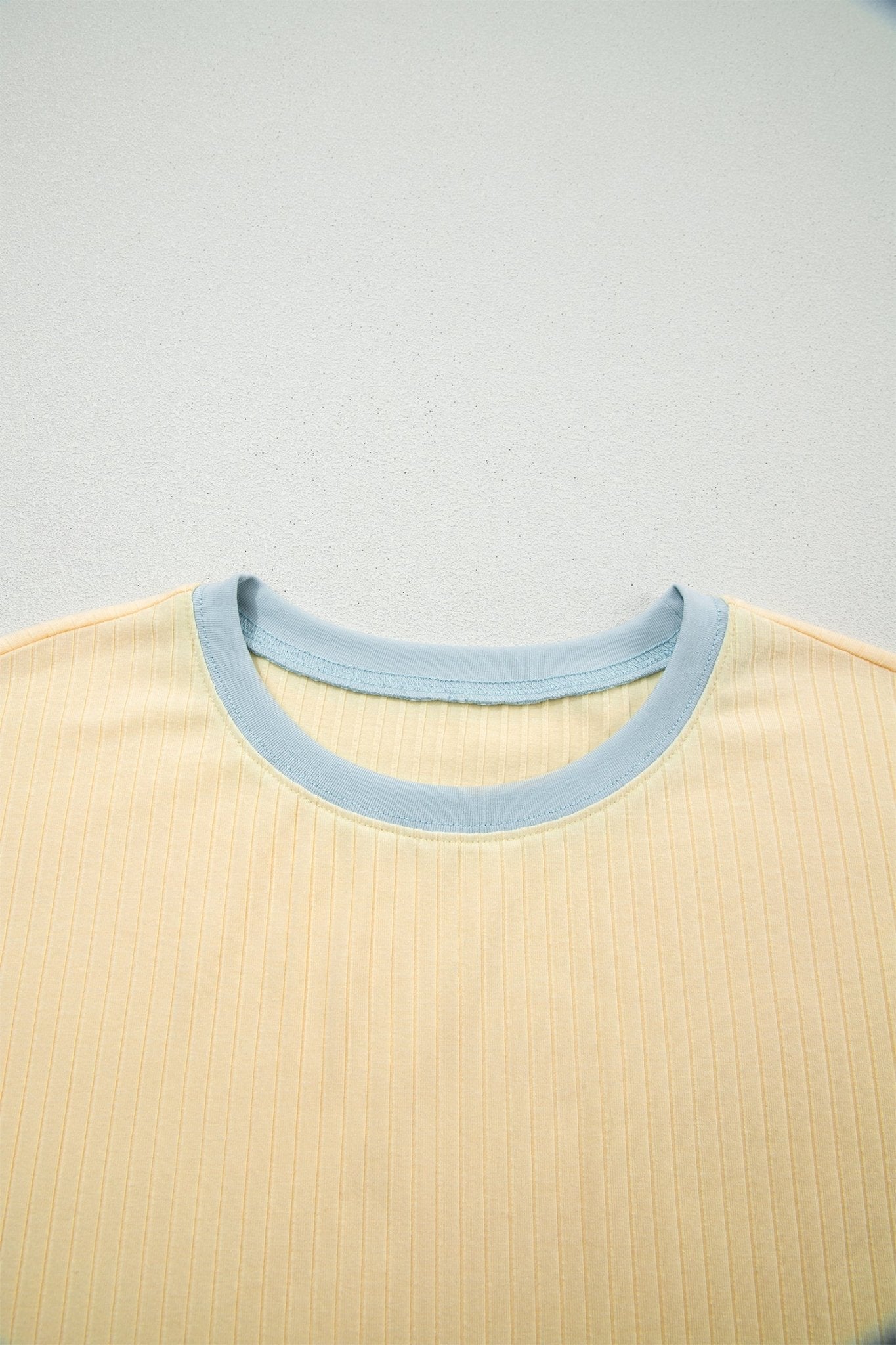 Colorblock Trim Ribbed Top & Shorts Set - Rooted & Reckless Co.