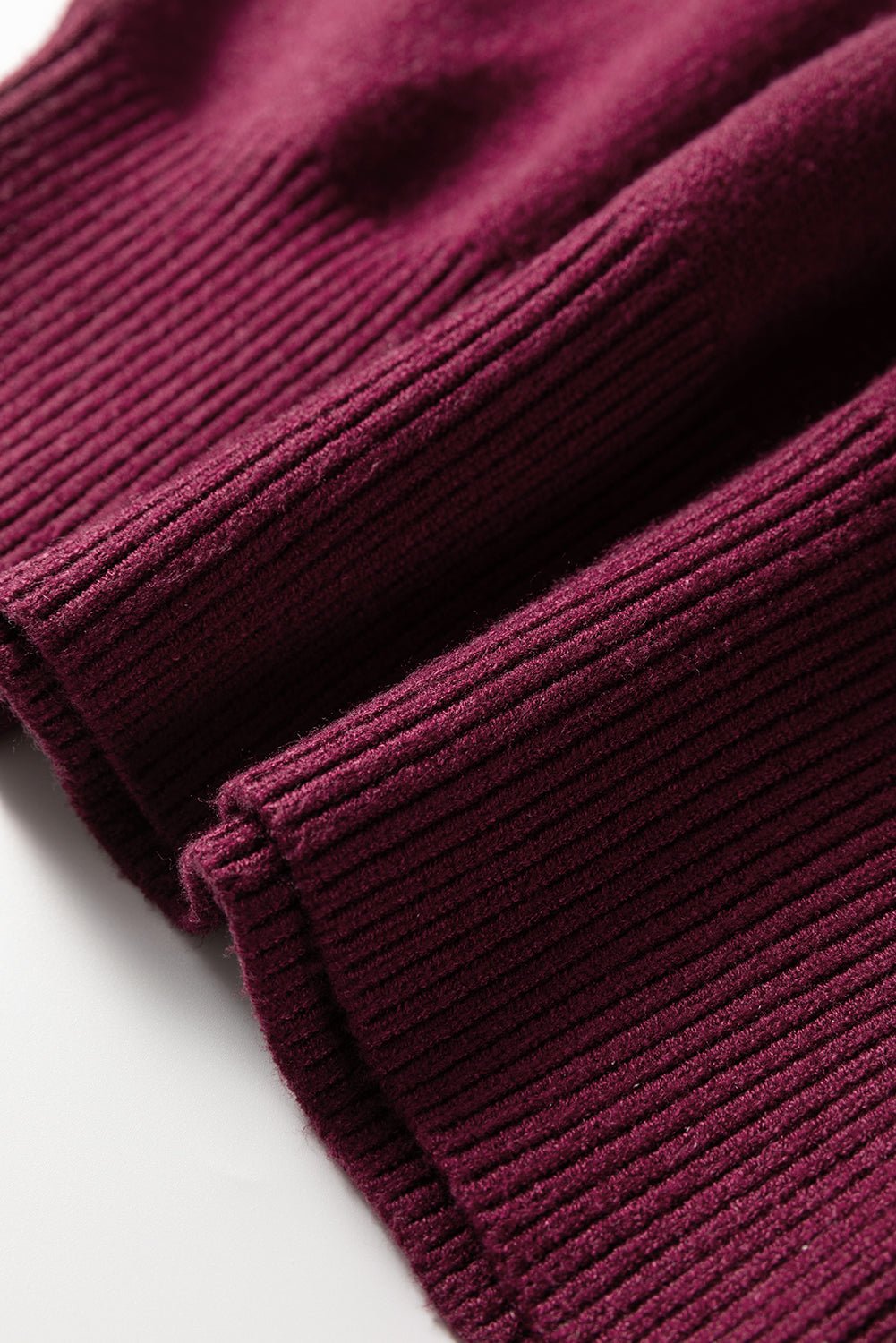 Colorblock V-Neck Cuffed Short Sleeve Sweater - Rooted & Reckless Co.
