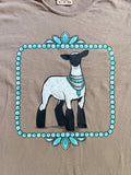 Comfort Colors Blinged Out Sheep - Rooted & Reckless Co.