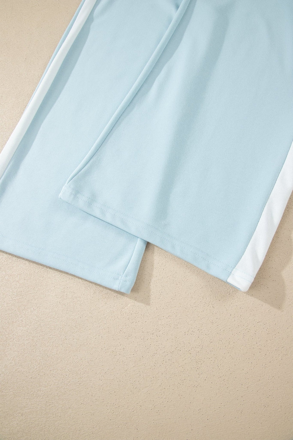 Contrast Trim Boxy Tank & Wide Leg Pants Set - Rooted & Reckless Co.